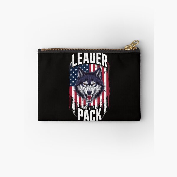 Item preview, Alpha Wolf & American Pride Tee - Leader of the Pack Patriotic T-Shirt designed and sold by HOMEDESIGNPRINT.