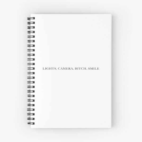 Item preview, Lights, Camera, Bitch, Smile lyric, I Can Do It With a Broken Heart, Taylor Swift Subtle Typography Design designed and sold by Passion-Fruits.
