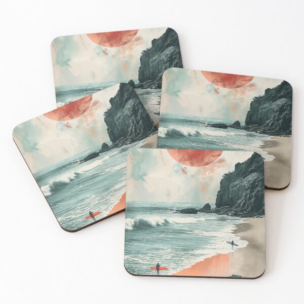 Item preview, Surf Serenity: Pastel Dawn on the Shore designed and sold by Tsurfinculture.