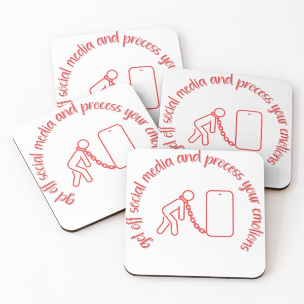 Item preview, get off social media and process your emotions designed and sold by QueerPenguin.
