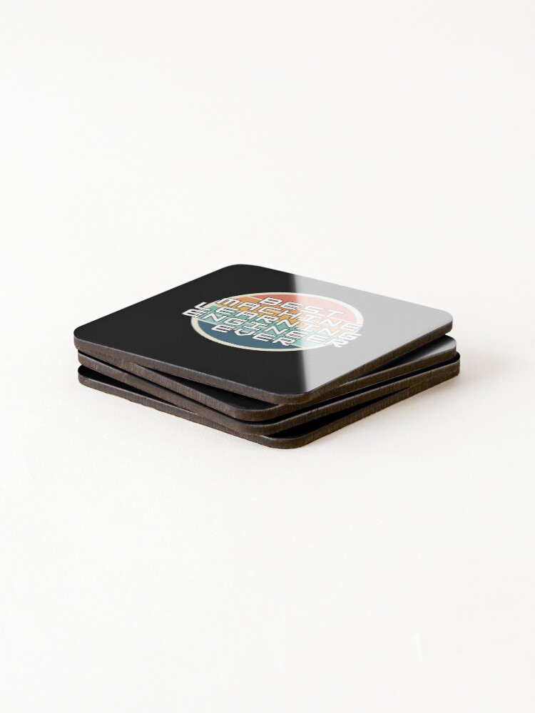 Thumbnail 4 of 5, Coasters (Set of 4), Machine Learning Engineer Artificial Intelligence designed and sold by GrumpyDadCo.