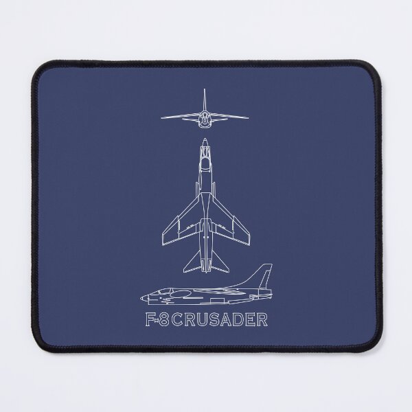 Item preview, F-8 Crusader American Jet Plane Blueprint Diagrams designed and sold by MilitaryMart.