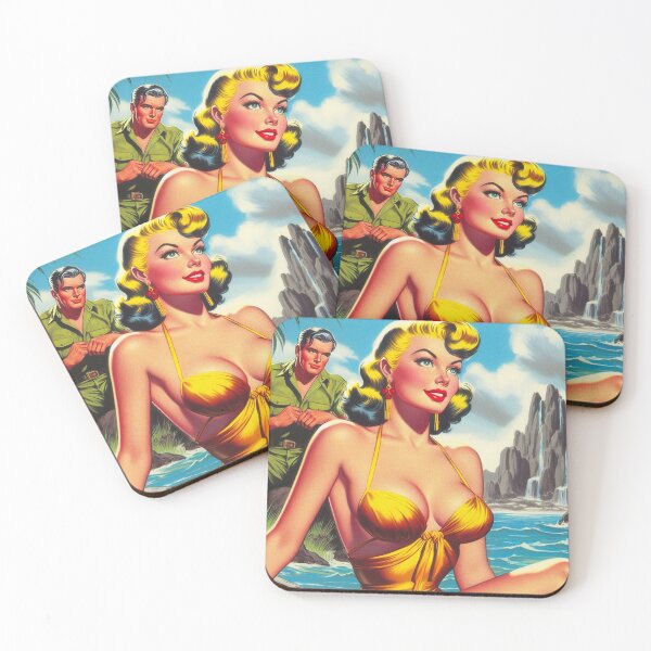 Item preview, Retro Summer Pin-up designed and sold by PulpVintage.