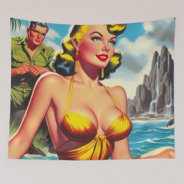 Item preview, Retro Summer Pin-up designed and sold by PulpVintage.