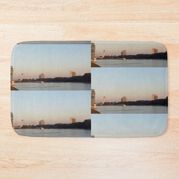 Item preview,  Danube , boat and blue sky designed and sold by miaterinka.