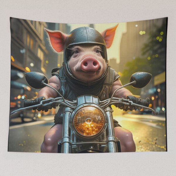 Item preview, Hog Wild Adventures: When Pigs Ride! designed and sold by drawbey.