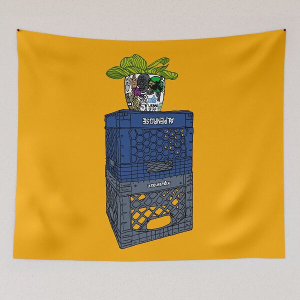Item preview, Milk Crate Plant Stand designed and sold by HiddenStash.