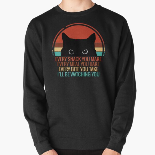 Vista previa del artículo con la obra «Gato Negro Viendo El Atardecer Vintage», diseñado y vendido por nameonshirt.