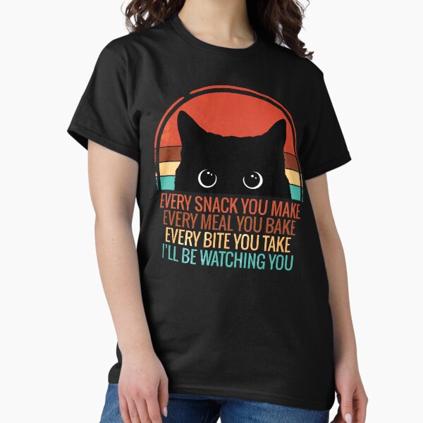 Artikel-Vorschau von Schwarze Katze beobachtet Sonnenuntergang Vintage, designt und verkauft von nameonshirt.