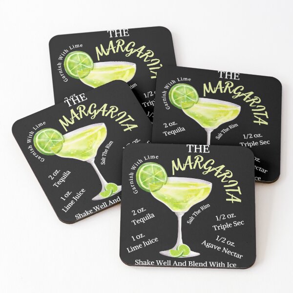 Item preview, Classic Margarita Cocktail Recipe Design designed and sold by delohill.