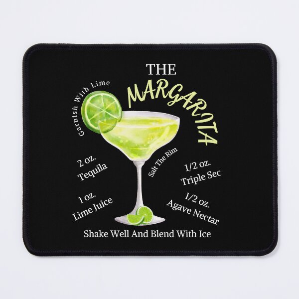 Item preview, Classic Margarita Cocktail Recipe Design designed and sold by delohill.