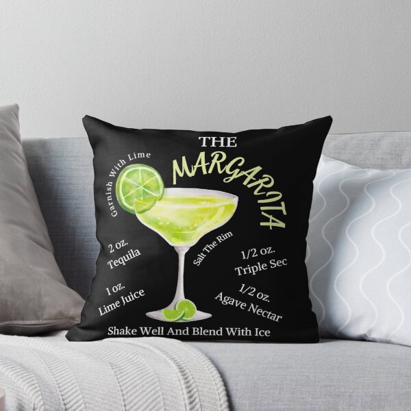 Item preview, Classic Margarita Cocktail Recipe Design designed and sold by delohill.