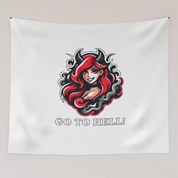 Item preview, Go to Hell! designed and sold by Hustl3AsUsu4l.