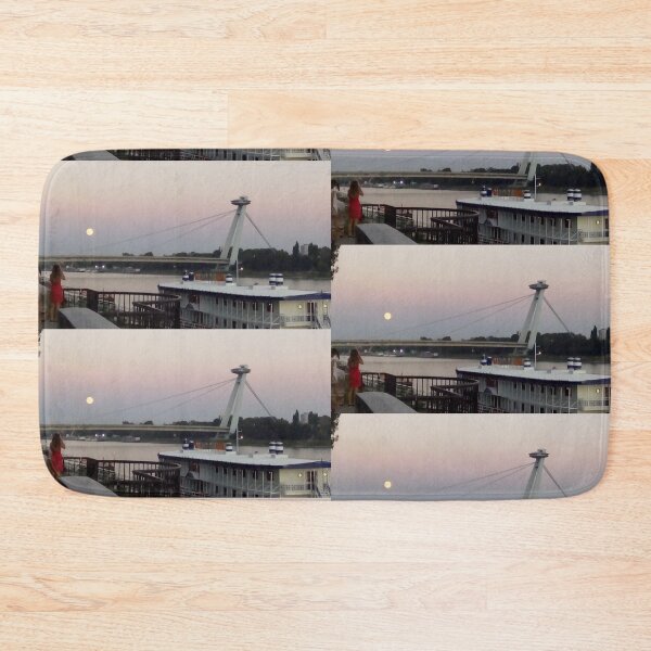 Item preview, Danube, moon, and sky, Bratislava -UFO designed and sold by miaterinka.