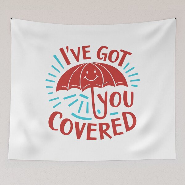 Item preview, I've Got You Covered! Cute Umbrella designed and sold by PMCreative.