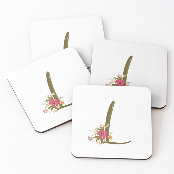Item preview, Vintage Bouquet Floral Initial - L designed and sold by Willow & Grace Designs.