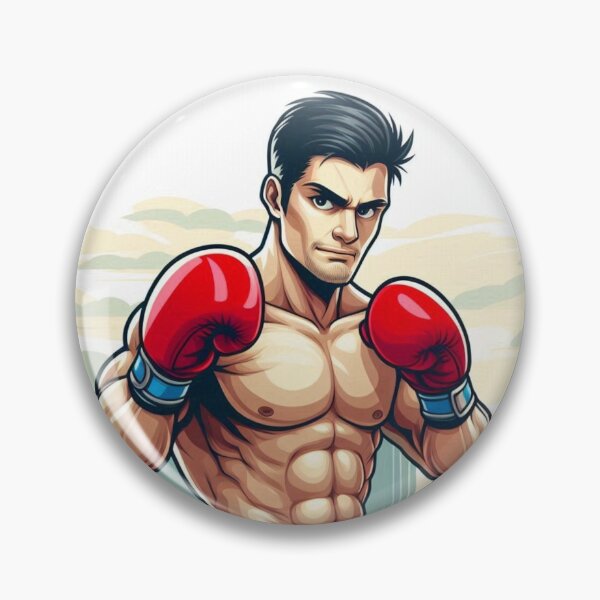 Item preview, Colorful Muay Thai Fighter Comic Style  designed and sold by Martial-Art-23.