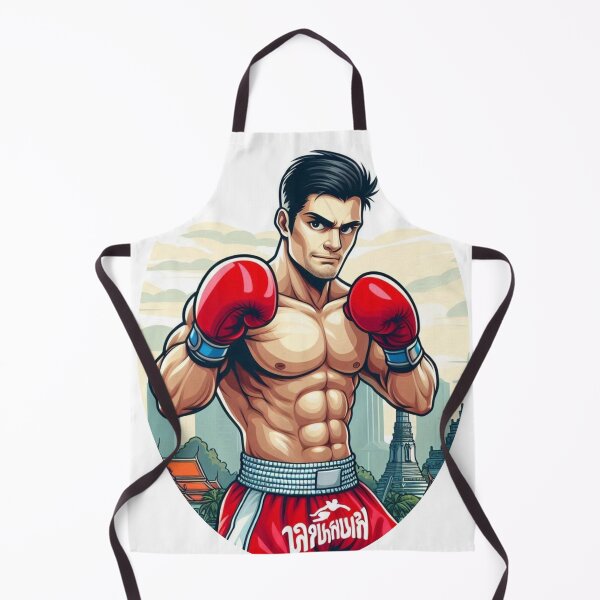 Item preview, Colorful Muay Thai Fighter Comic Style  designed and sold by Martial-Art-23.