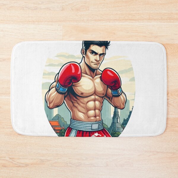 Item preview, Colorful Muay Thai Fighter Comic Style  designed and sold by Martial-Art-23.