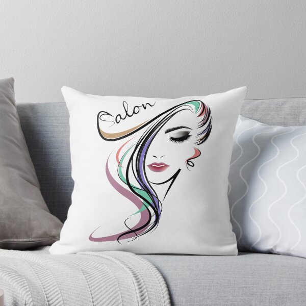 Item preview, Salon lady with colorful hair designed and sold by SunPalmDesigns.