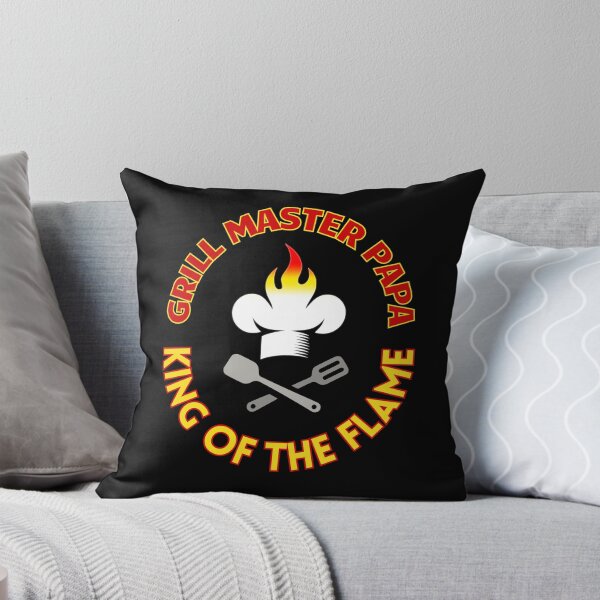 Item preview, Grill Master Papa - King of the Flame. BBQ chef. designed and sold by InkMarks.