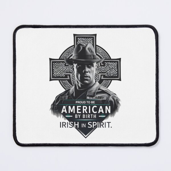 Item preview, Proud to be American by Birth. Irish in Spirit. U.S ARMY designed and sold by REAL IRISH GIFTS.