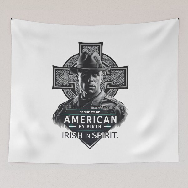 Item preview, Proud to be American by Birth. Irish in Spirit. U.S ARMY designed and sold by REAL IRISH GIFTS.