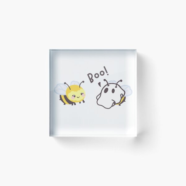 Item preview, Boo! Spooky Ghost Bee designed and sold by DesignByRoseCo.