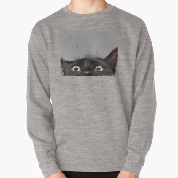 Vista previa del artículo con la obra «Gato negro», diseñado y vendido por nameonshirt.