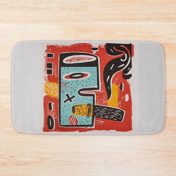 Item preview, Abstract Surreal Fusion- Bold Colors and Fragmented Forms in Cigar and Smoke designed and sold by OlfactoART Studio.