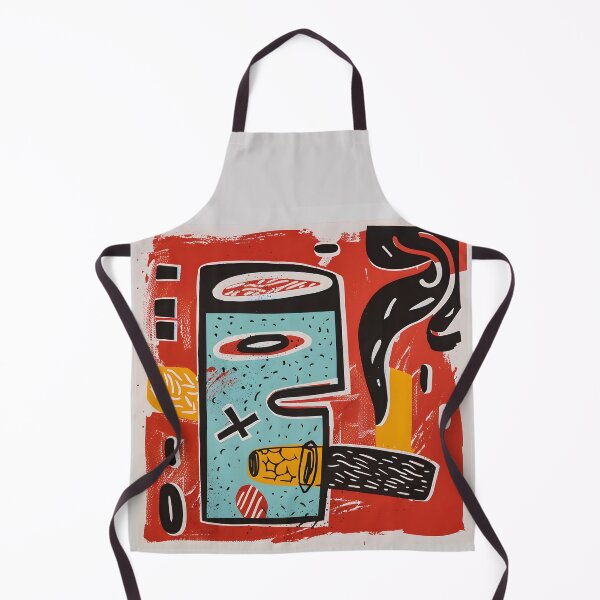 Item preview, Abstract Surreal Fusion- Bold Colors and Fragmented Forms in Cigar and Smoke designed and sold by OlfactoART Studio.