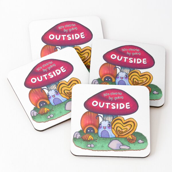 Item preview, Life Starts by Going Outside designed and sold by Strudelbee.