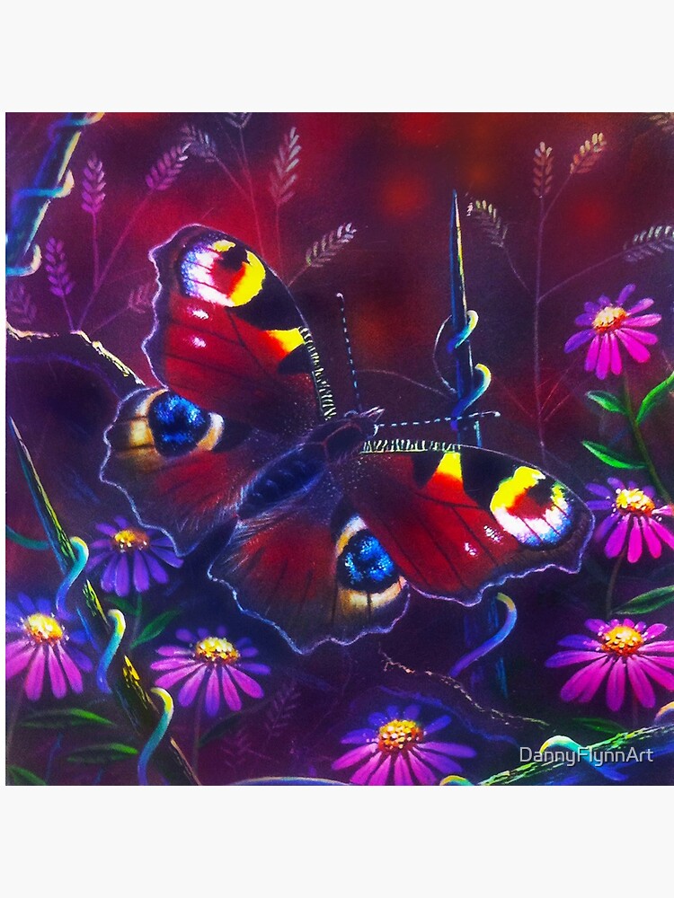 Peacock Butterfly by DannyFlynnArt