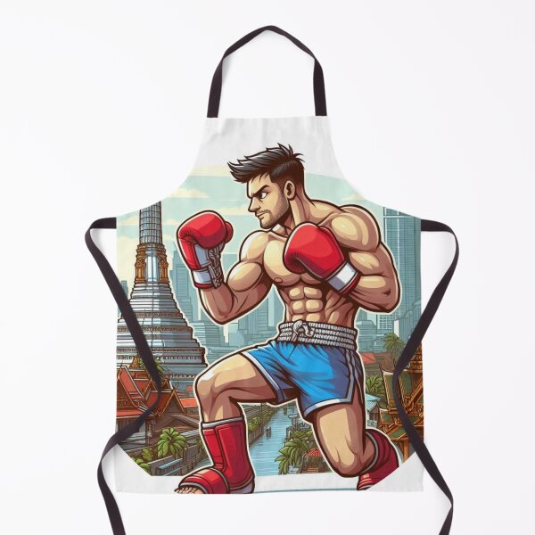 Item preview, Comic book style Fighter Muay Thai designed and sold by Martial-Art-23.