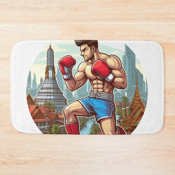 Item preview, Comic book style Fighter Muay Thai  designed and sold by Martial-Art-23.