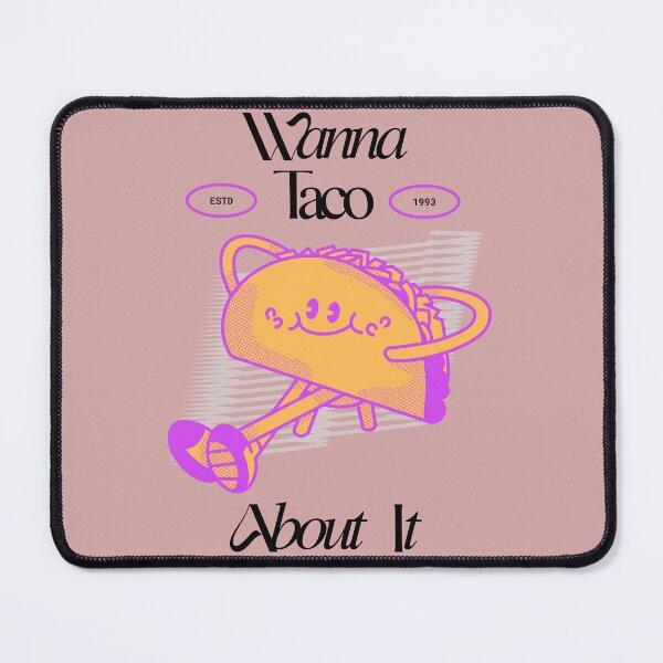 Item preview, Wanna Taco About It - Retro design designed and sold by NSEAdventures.