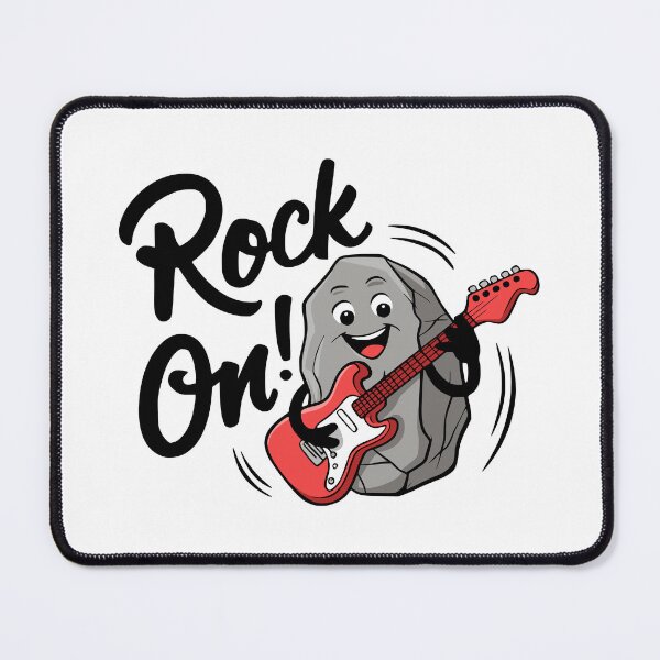 Item preview, Rock On!! Cute Rock Music Pun designed and sold by PMCreative.
