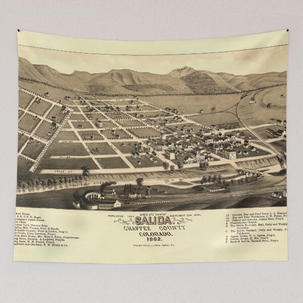 Item preview, Salida, Colorado (1882) designed and sold by allhistory.
