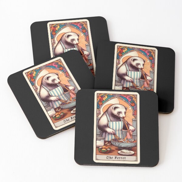 Item preview, Funny Ferret Cooking designed and sold by JUSTBEELEGANT.
