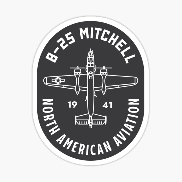 Item preview, B-25 Mitchell Emblem designed and sold by Aeronautdesign.