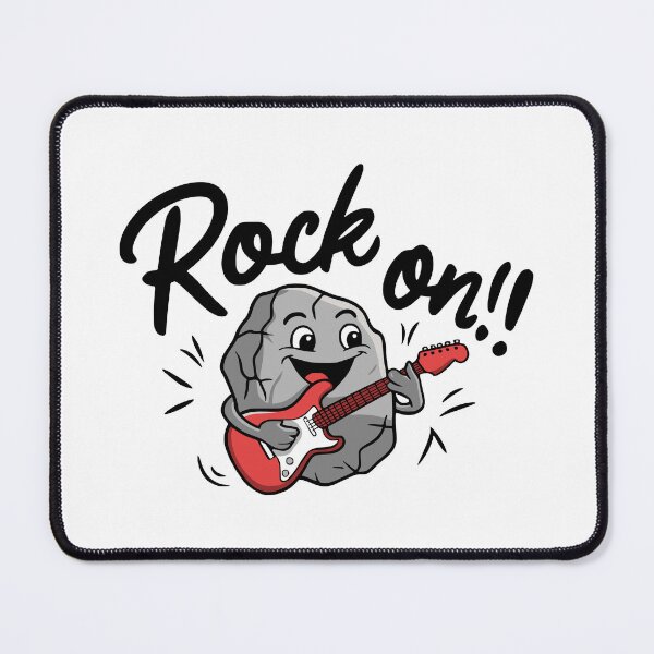 Item preview, Rock On!! Funny Rock Music Pun designed and sold by PMCreative.