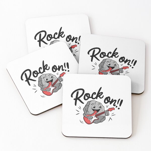 Item preview, Rock On!! Funny Rock Music Pun designed and sold by PMCreative.