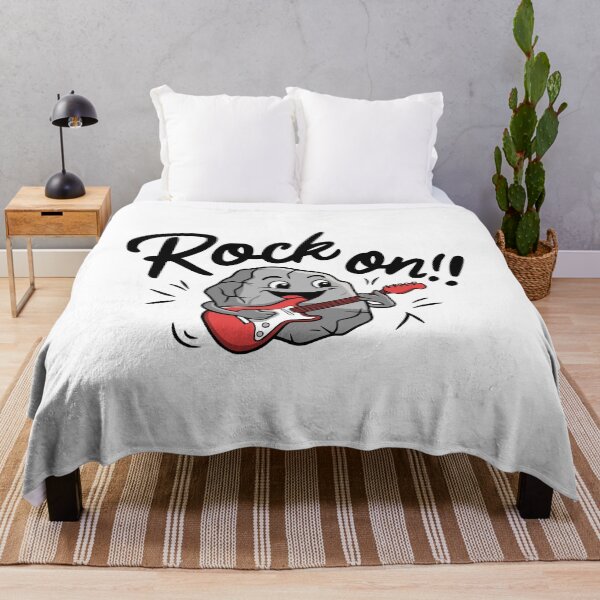 Item preview, Rock On!! Funny Rock Music Pun designed and sold by PMCreative.