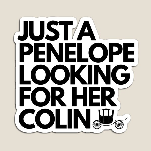 Aperçu de l'œuvre Pénélope cherche Colin Bridgerton créée et vendue par LoveandThreadco.