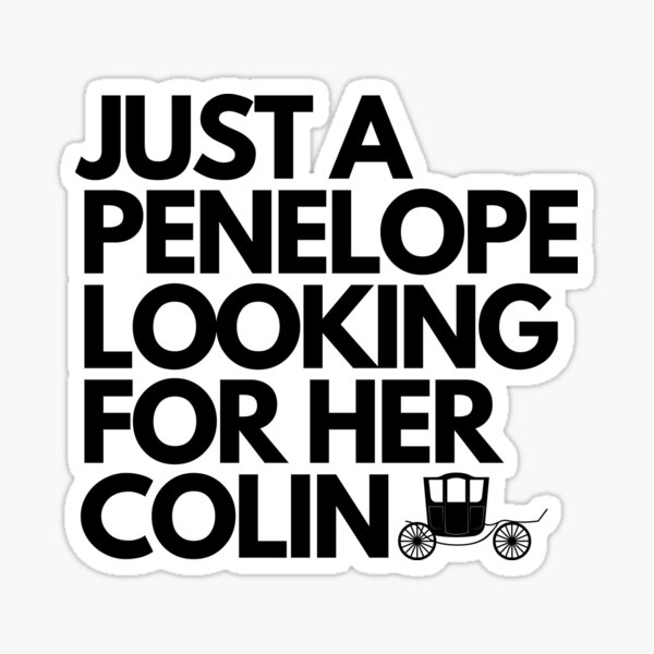 Aperçu de l'œuvre Pénélope cherche Colin Bridgerton créée et vendue par LoveandThreadco.