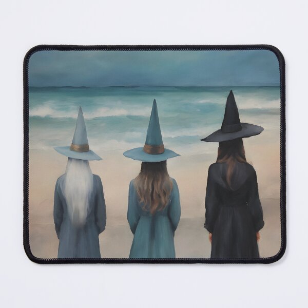 Item preview, Sea Witches ~ Maiden Mother Crone Triple Goddess by the Ocean - Art by Sarah Valentine designed and sold by Arwen-Art.