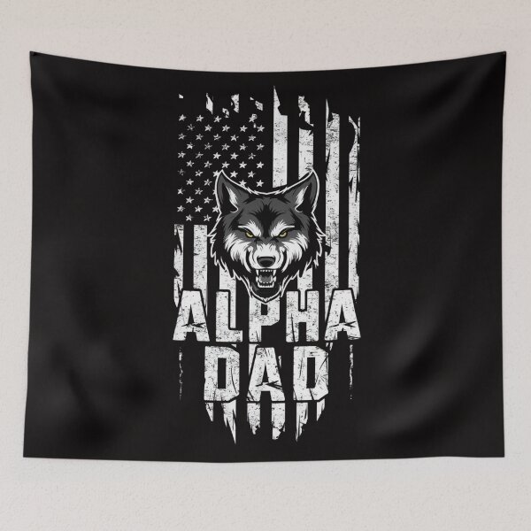 Item preview, Alpha Dad Wolf T-Shirt - Unleash Your Inner Leader designed and sold by HOMEDESIGNPRINT.