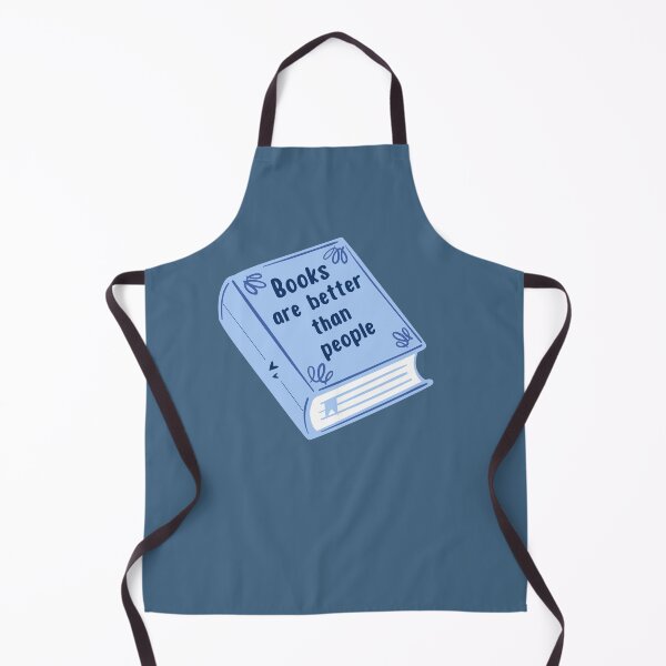 Item preview, Books are better than people - blue designed and sold by Neadoodles.