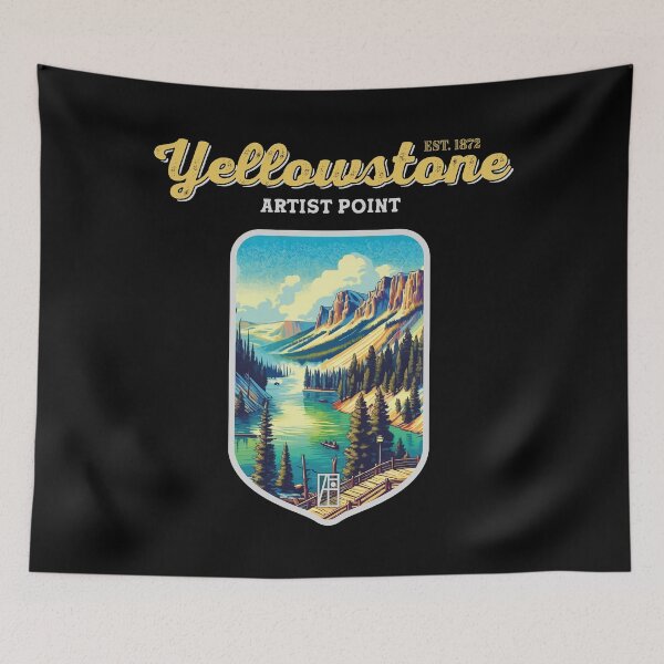 Item preview, USA - NATIONAL PARK - YELLOWSTONE - Yellowstone Artists Point -23 designed and sold by ArtProjectShop.
