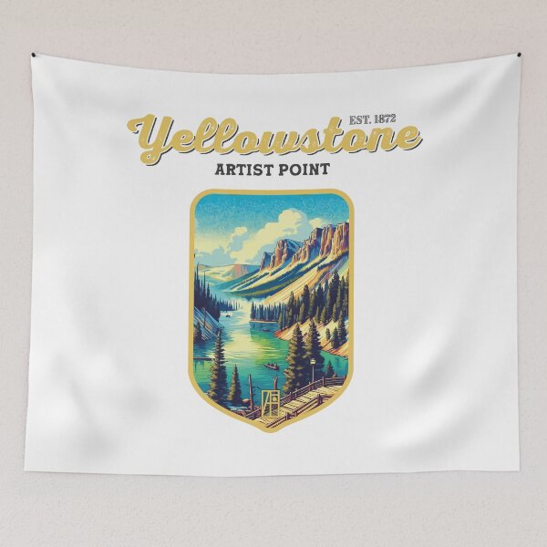 Item preview, USA - NATIONAL PARK - YELLOWSTONE - Yellowstone Artists Point -24 designed and sold by ArtProjectShop.